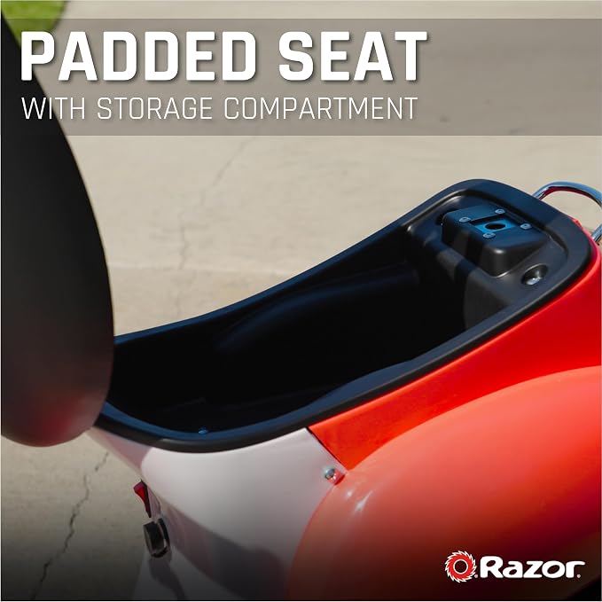 Razor Pocket Mod Classic Miniature Euro-Style Electric Scooter for Ages 8+, Vintage-Inspired Design, High/Low Speed Switch, Up to 80 Minutes Ride Time