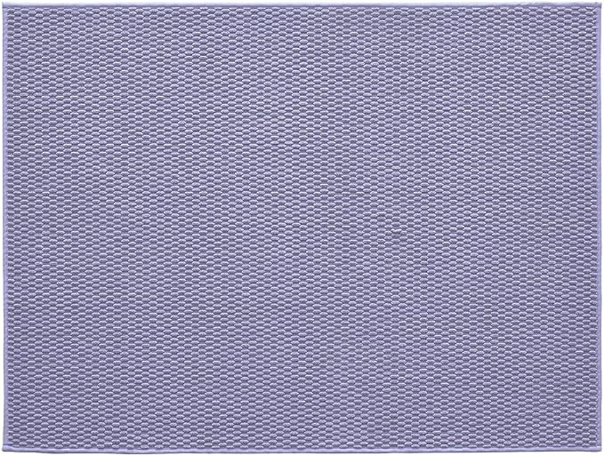 TYUU Large Bathroom Rugs Non Slip Washable Bath Rugs Super Absorbent Bathroom Rug Thin Quick Dry Low Pile Bath Mats, Lavender 36"x48"