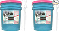 Ultra Fresh Platinum 5 Gallon Spring Fresh Scented Fabric Softener Liquid with Pump for Easy Dispensing for Up to 640 Laundry Loads (2 Pack)
