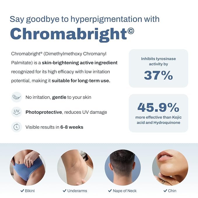 PFB Vanish Chromabright Ingrown Hair Treatment (3.28 oz) – After Shave Soothing Solution Ingrown Hair & Razor Bump Stopper, Relieves & Softens Skin, Dark Spots Remover for Face, Body & Intimate Areas