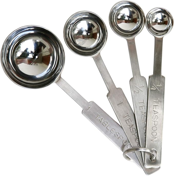 12Piece Stainless Steel Measuring Cups and Measuring Spoon Set with 4 Mixing Bowls