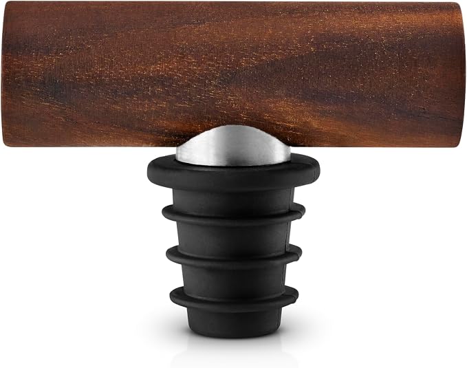 Eva Solo | Liquid lounge Wine stopper |Keeps wine fresh-tasting long after opening | Walnut wood