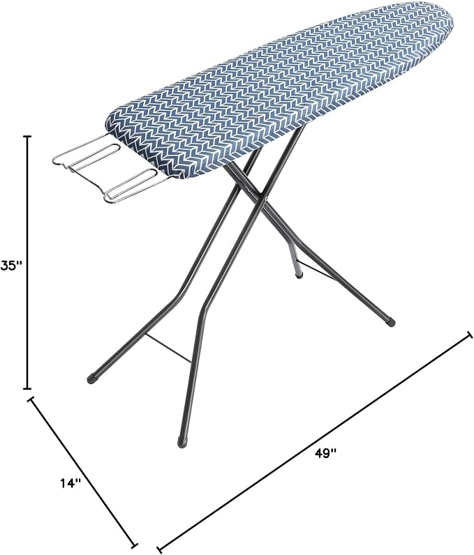 Foldable Ironing Board Full Size, Iron Board Standard Size 43x13