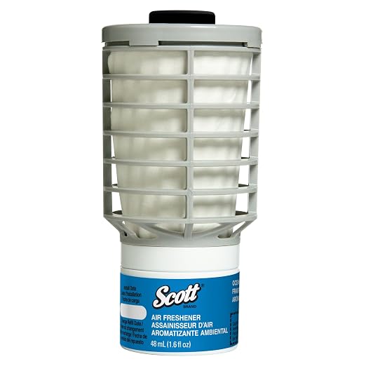 Scott Essential Air Freshener Refill (91072), Ocean, Automatic / Continuous Release, 6 Refills / Case