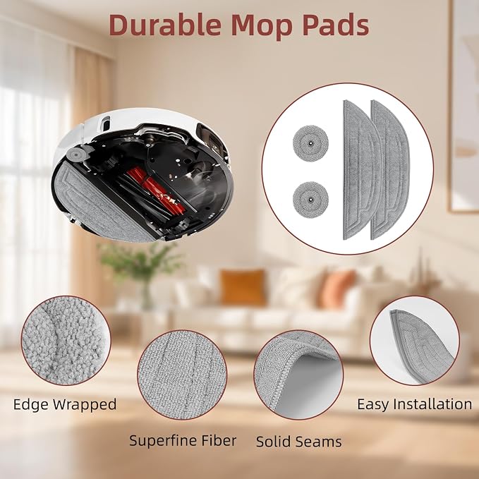 28 Pack S8 MaxV Ultra Accessories Compatible with Roborock S8 Max Ultra and MaxV Ultra Robot Vacuum,Main Brushes,Dust Bags,Mop Cloths,Edge Mop Cloths,Filters,Side Brushes,Self-Main Brush