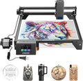 Longer RAY5 20000mW Laser Engraver with Air Pump, 3.5” Color Touch Screen, App Offline Control, DIY Engraver Tool for Metal/Glass/Wood Engraving Area 15.75"x14.37"，Laser Class 4