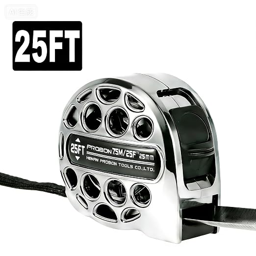 4PCS/Pack Retractable Tape Measure 25 Foot/7.5M Stainless Steel Measuring Tape Double Sided Blade Scale Measurement Steel Power Tape Blade (4)