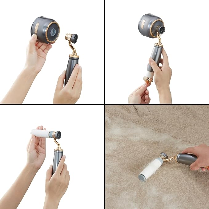 SALAV LR-900 Retro Edition Fabric Shaver and Lint Roller (Titanium)