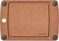 Epicurean All-In-One Cutting Board with Non-Slip Feet and Juice Groove - Non-toxic, Dishwasher Safe, Made in the USA, 10" x 7", Nutmeg