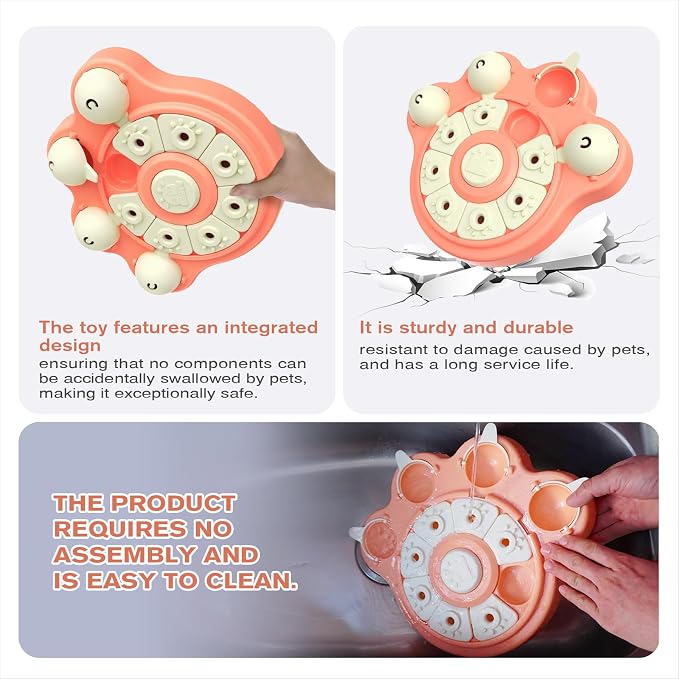 KADTC Beginner Dog Puzzle Toy, Large Size，Pup Mental Stimulation Enrichment Toys for Dogs
