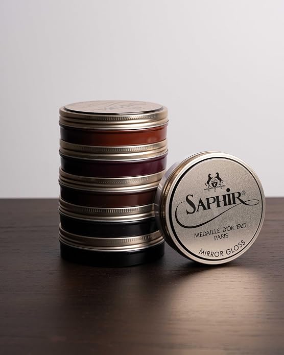 SAPHIR Medaille d’Or Mirror Gloss - Natural Wax Polish for Leather Shoes & Boots