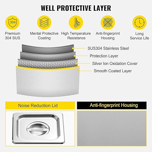 VEVOR 2L Digital Ultrasonic Parts Cleaner with Timer 40kHz Professional 304 Stainless Steel Ultrasonic Cleaner 110V for Jewelry Watch Glasses Diamond Eyeglass Small Parts Cleaning