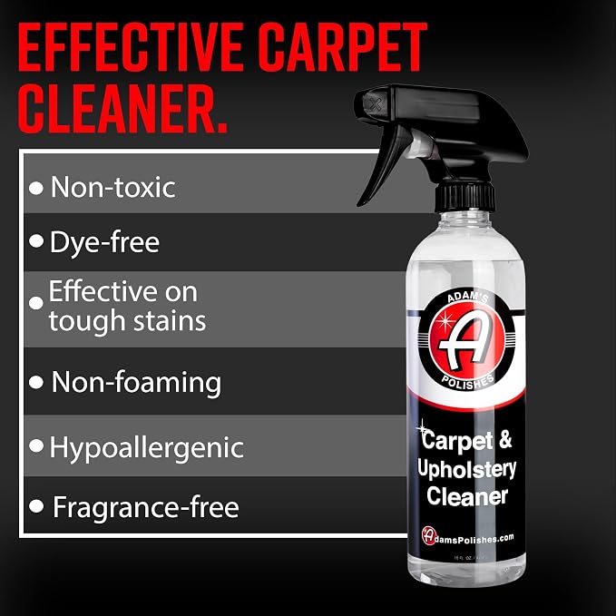 Adam's Polishes Carpet Brush Total Refill Kit - A Cleaning Tool Attachment For Scrubbing/Cleaning Carpet, Upholstery, Leather Seats & Chairs, Floor Mats, Trunk, Interior Boat, RV & Car Accessories
