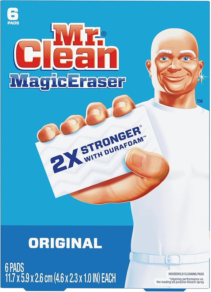 Mr. Clean® Magic Eraser Original Scrubbers, 6 Per Box, Case of 6 Boxes