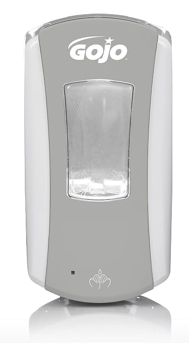 GOJO LTX-12 Touch-Free Foam Soap Dispenser, Gray/White, for 1200 mL GOJO LTX-12 Soap Refills (Pack of 1) - 1984-04