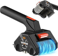 Electric Grill Brush - Dual-Head Cordless Rechargeable BBQ Cleaner with 304 Stainless Steel Chain Roller & Wire Brush | 320 RPM Power Rotary BBQ Scrubber for All Grates