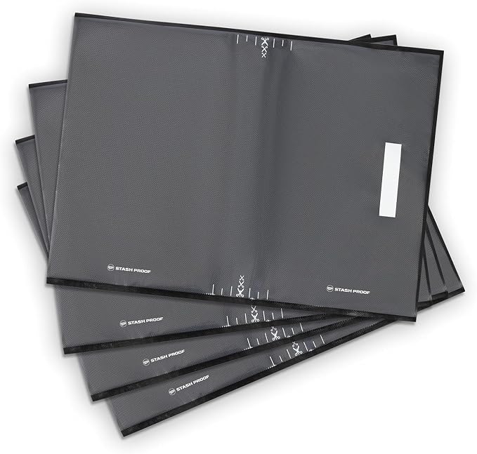 Vacuum Seal Bags 15" x 20" (50 Count) 5.5 Mil (Black & Clear) Precut BPA Free Heavy-Duty Commercial Grade Sealer Bags for Sous Vide, Meal Prep, Freezer Storage & Food Preservation