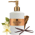 Savon De Royal Luxury Liquid Hand Soap, Musk - Vanilla Scent, Moisturizing Vegan Kitchen & Bathroom Soap for Hand Wash, Gentle & Nourishing Formula, Refillable Bottle 16.9 Fl Oz, White Pearl