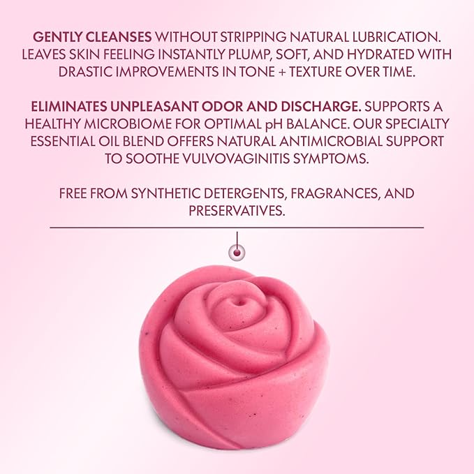 Epanouie Skin | Pretty Kitty Intimate Care | Botanical Feminine Hygiene | Soothing Feminine Soap | Gentle Cleansing | Treats Odor + Inflammation | Microbiome Support for Optimal pH Balance