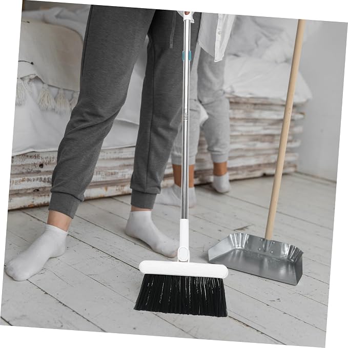 1set Household Broom Dustpan Set Handle Magnetic Connection Design for Easy Cleaning Compact Dustpan Broom Random Colors for Use