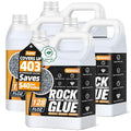 Rock Glue for Landscaping, 4 Gallon 20X Mega Hold Mulch Hold Gravel Binder, Intertek Test Pea Gravel Stabilizer, Pet Safe Mulch Stone Adhesive for Walkways, Yards & Decorative Driveway Edges