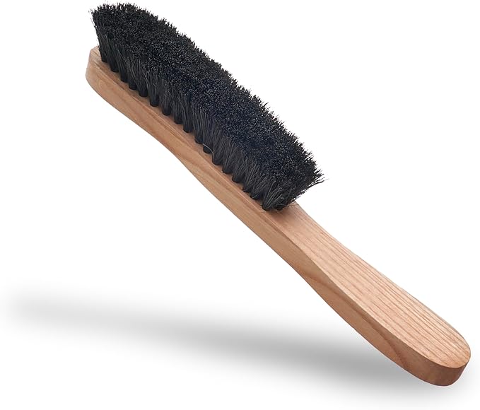 Hat Brush Horsehair Felt Hat Cleaner, Horse Hair Brush for Baseball Cap, Cowboy Hats, Shoes, and Clothes Brush, Soft Bristles Wooden Cleaning Brush, Durable Dust and Lint Remover - Superio