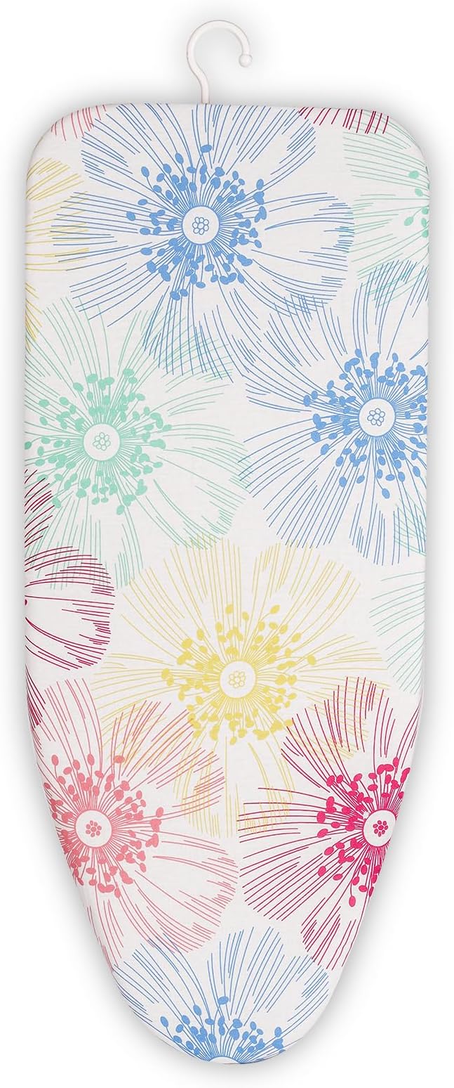 Tabletop Ironing Board 12"x29" – Portable Folding Ironing Board with Thick Felt Padding, Heat-Resistant Cover, Stainless Steel Legs, Compact & Space-Saving Design (Color Floral)
