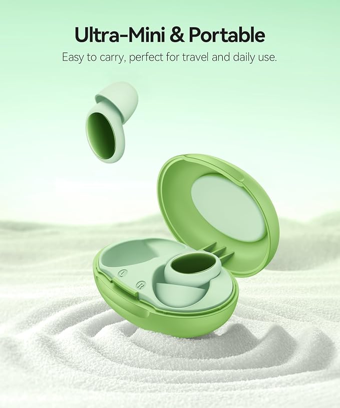 45dB Ear Plugs for Sleeping Noise Cancelling Ear Plugs for Noise Reduction & Snoring, Concerts, Earplugs for Sleep,Sider Sleepers Airplane, Silicone Earplugs Reusable Concert Ear Plug