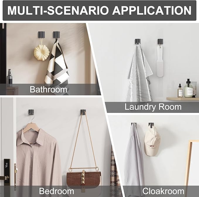 Matte Black Bathroom Hardware Accessories Towel Bar Set 5 Pieces Double Dase Toilet Paper Holder Towel Holder Set 23.6 Inch Stainless Steel Towel Rack for Bathroom Wall Mounted