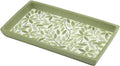 Avanti Linens - Vanity Tray, Resin Countertop Accessories, Guest Bathroom Essentials (Stratford Collection, Green)