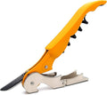 Pulltap's Genuine Classic 500 Waiter's Corkscrew – Double-Hinged Wine Key with Hinged Foil Cutter – Patented Design – Made in Spain – Yellow (Amarillo)