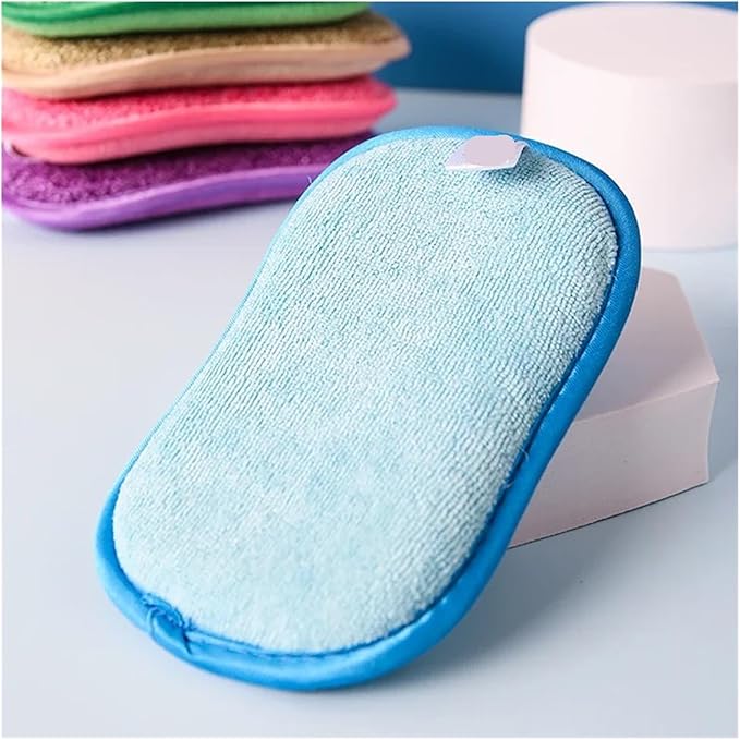 Compatible for 3/5/10PCS Reusable Washable Sponges Magic Sponge Eraser Kitchen Cleaning Product Gadgets Tools Accessories(D08-5PCs Random)