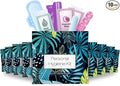 Menstrual Kit All-in-One 10 Pack | Convenience on The Go | Period Kit Pack for Travelling, Tweens & Teenager | Individually Wrapped Feminine Hygiene Product (Blue Forest)