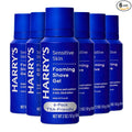 Harry's Foaming Shave Gel for Men with Aloe - (6 Pack) 2 oz - Soothes and Cushions Skin for Shaving - TSA Approved Travel Essentials - Sensitive Skin Safe