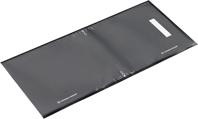 Vacuum Seal Bags 11" x 24" (50 Count) 5.5 Mil (Black & Clear) BPA Free Precut Heavy-Duty Commercial Grade Sealer Bags, Food Saver, Sous Vide, Meal Prep, Freezer Storage & Food Preservation