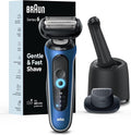 Braun Electric Shaver for Men, Series 6 6172cc, Wet & Dry Shave, Shaving Kit with SmartCare Center and Precision Trimmer