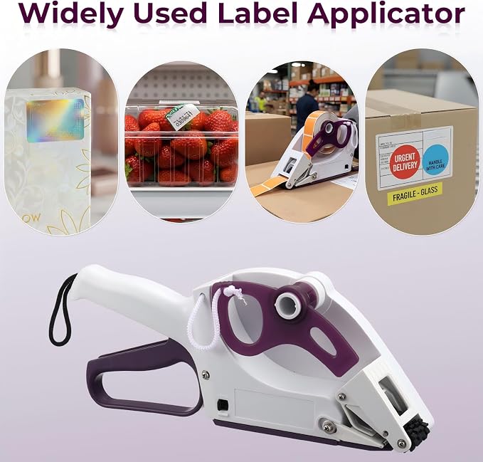 Hand Held Label Applicator, Manual Applicator Target Pasters Gun for Automatically Peel Off and Stick for Target Pasters Round Square Irregular Shape(Yh-30, 22-35mm Label Width)