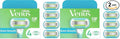 Gillette Venus Extra Smooth Womens Razor Blade Refills,Designed for a Close,Smooth Shave,4 Count (Pack of 2)