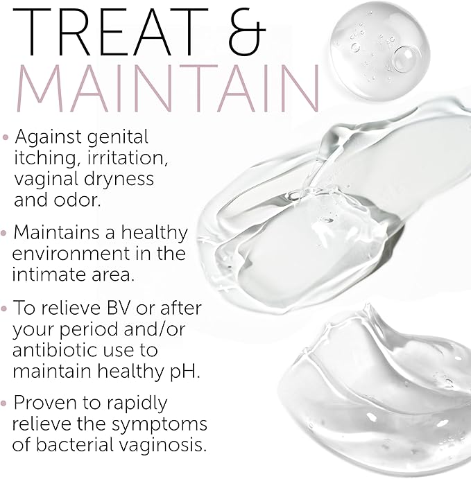 Bacterial Vaginosis Treatment | BV Treatment For Women | Natural Homeopathic Vaginal Ointment for Odor, Itching, BV, and Vaginal Microbiota Imbalance | 7 Pre Filled Applicators