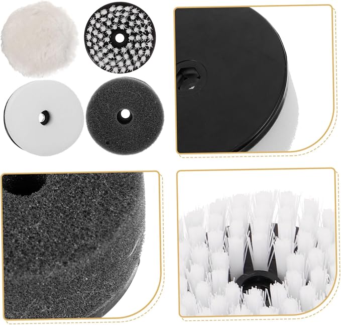 minkissy 16pcs Shoe Polishing Includes Dust Brush Polishing Brush and Two Sponges for Shoe Care and Cleaning for Sneaker Maintenance