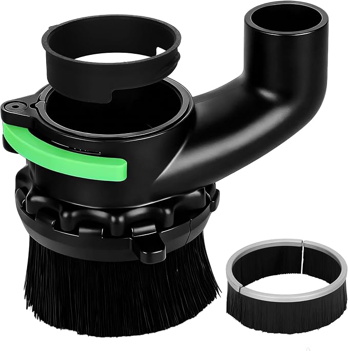 65mm & 69mm CNC Router Dust Shoe | Dual Brush Lengths with Magnetic Split Design | Works with Most Spindle Motors and Compact Routers