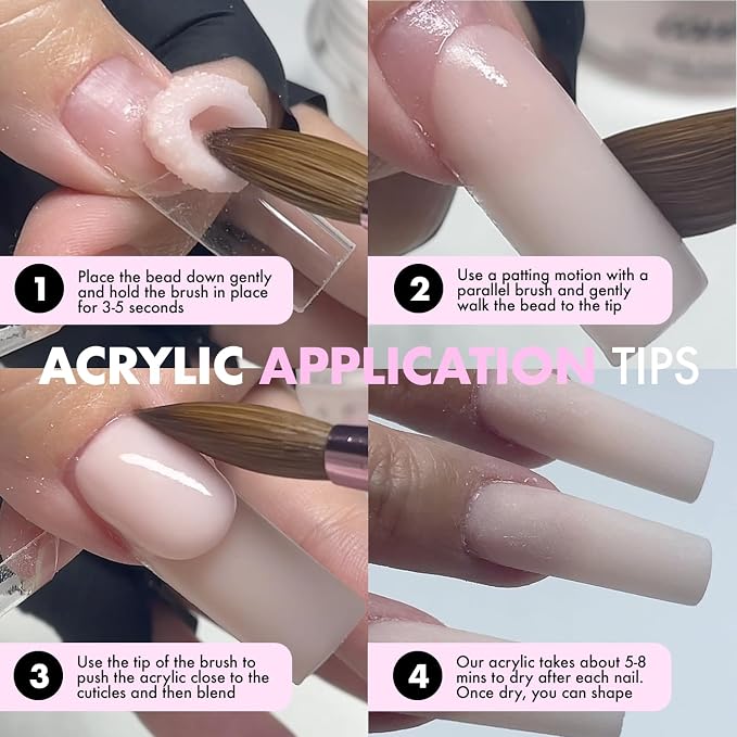 MakarttPro Kolinsky Acrylic Nail Brush #12 – 100% Pure Kolinsky Hair for Acrylic Powder & EMA Monomer, Professional Nail Brush with Superior Liquid Retention, Anti-Clogging, for Nail Techs & Beginners