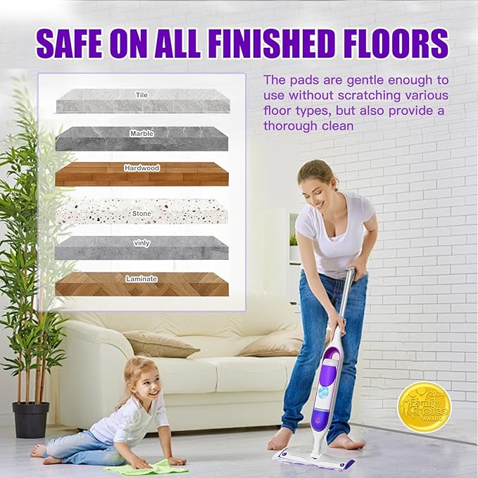 Power Mop Pads Refills for Swiffer PowerMop Multi-Surface Mopping Pad Disposable Replacement Mop Pads Compatible with Swiffer PowerMop,Safe on All Finished Floors,18 Count