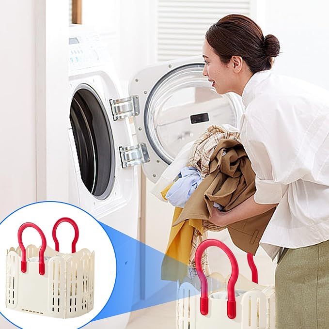 Collapsing Laundry Basket Pliable Obstruct For College Dormitory Space Saving Plan Permanent PRESENTATION Ventilated Net Thin Transportable Student Laundry Solution