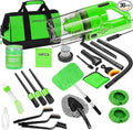 30pcs Car Cleaning Kit, Car Interior Detailing Kit with High Power Handheld Vacuum, Detailing Brush Set, Windshield Cleaner, Cleaning Gel, Complete Auto Accessories for Men, Women