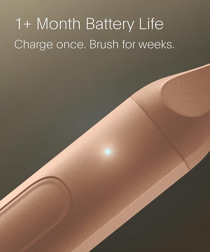 SURI 2.0 New Sonic Electric Toothbrush with Pressure Sensor | 1 Month+ Battery | Electric Toothbrush for Adults | Travel Toothbrushes | Tooth Brush | Pink