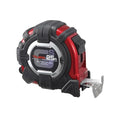 TAJIMA Tape Measure - 25ft x 1in GS-Lock Measuring Tape with Horned Magnetic Hook & Compatible Clip - GS-MC25BW