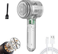 Sweater Shavers to Remove Pilling, 2026 New Lint Shaver for Clothing, Transparent Couch Pilling Remover Electric, Rechargeable Depiller Fabric Shaver for Clothes Couch Pilling (1pc)