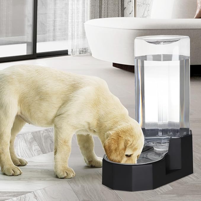Sfozstra 9L Lagre Gravity Dog Water Dispenser: Multi Pet Hydration | Long Lasting Water Supply /Multi Pet Homes /No Filter Use / Home Kennel Garage Outdoor Use/Easy Maintenance