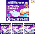Mr. Clean Magic Eraser Foaming Sponge, Kitchen Grease Eraser, Dawn Cleaning Power, Oven Cleaner, Clean Scent, 6ct (Pack of 4)